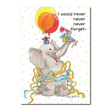 Herkimer Mouse says, "Who could ever forget his elephant friend Livingston Widefoot!?" 