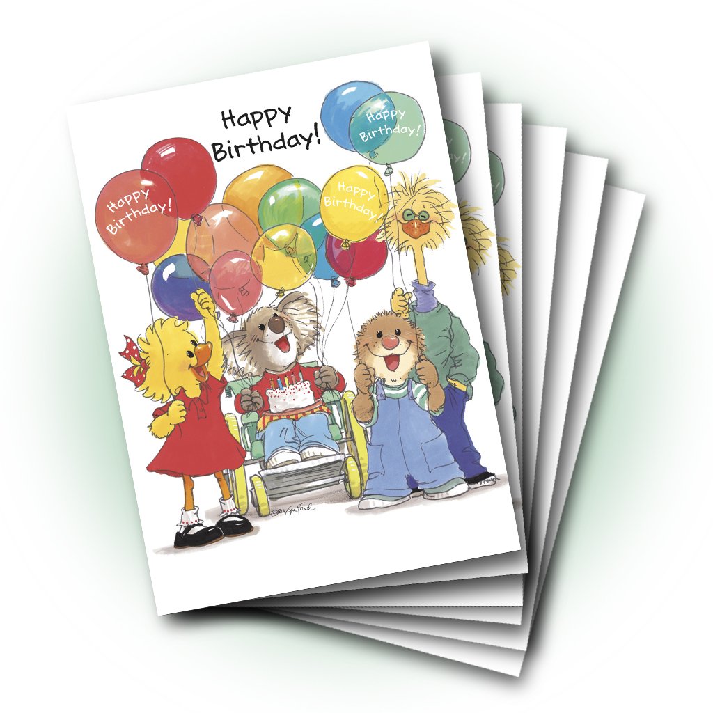 Kiley and Friends Birthday Greeting Card
