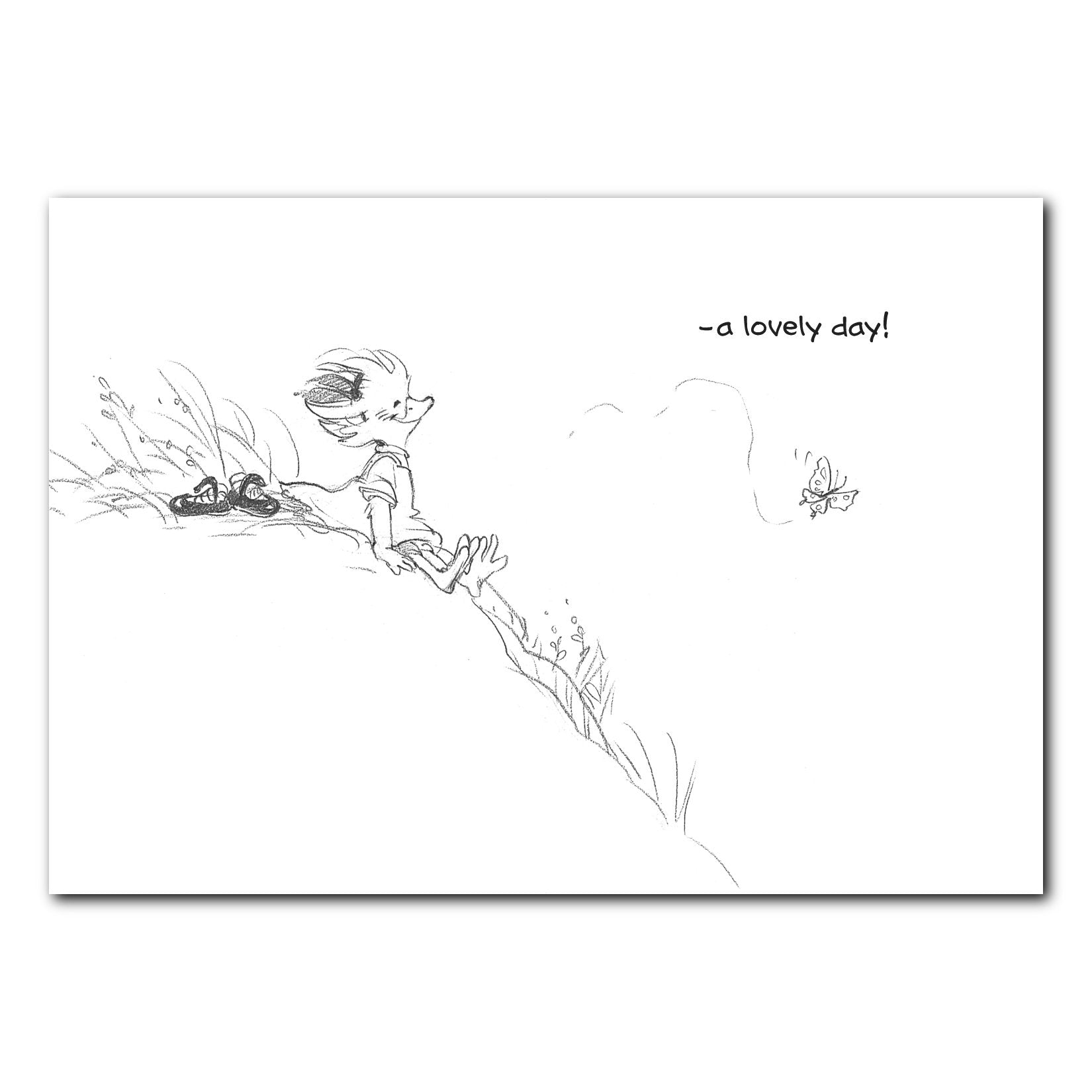 Wishing You a Lovely Day Friendship Greeting Card