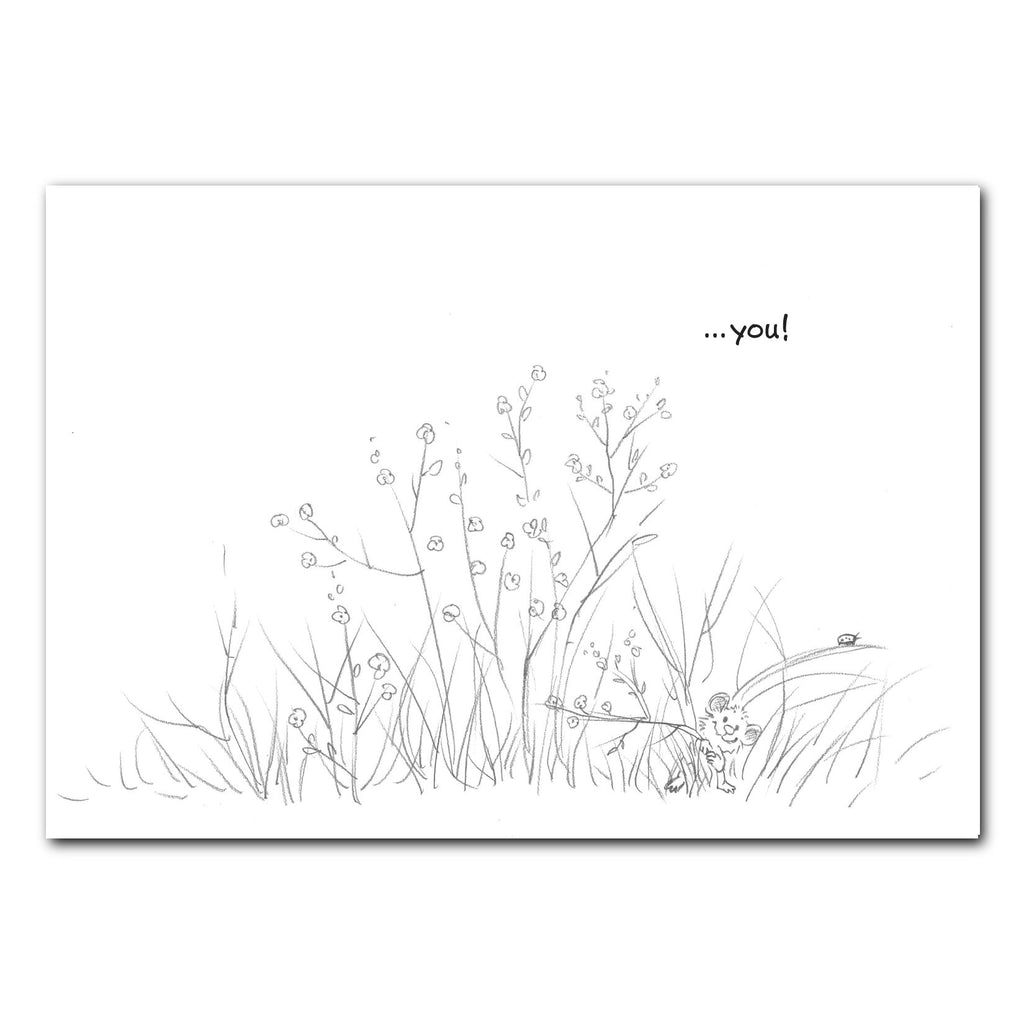 God Bless Mouse Friendship Greeting Card