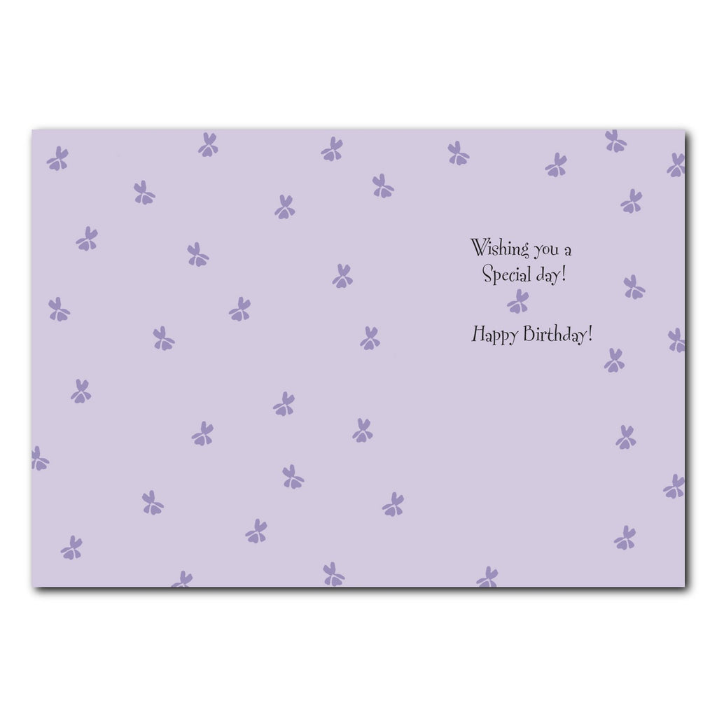 Herkimer Violets Birthday Greeting Card