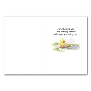 Thinking of You Get Well Greeting Card