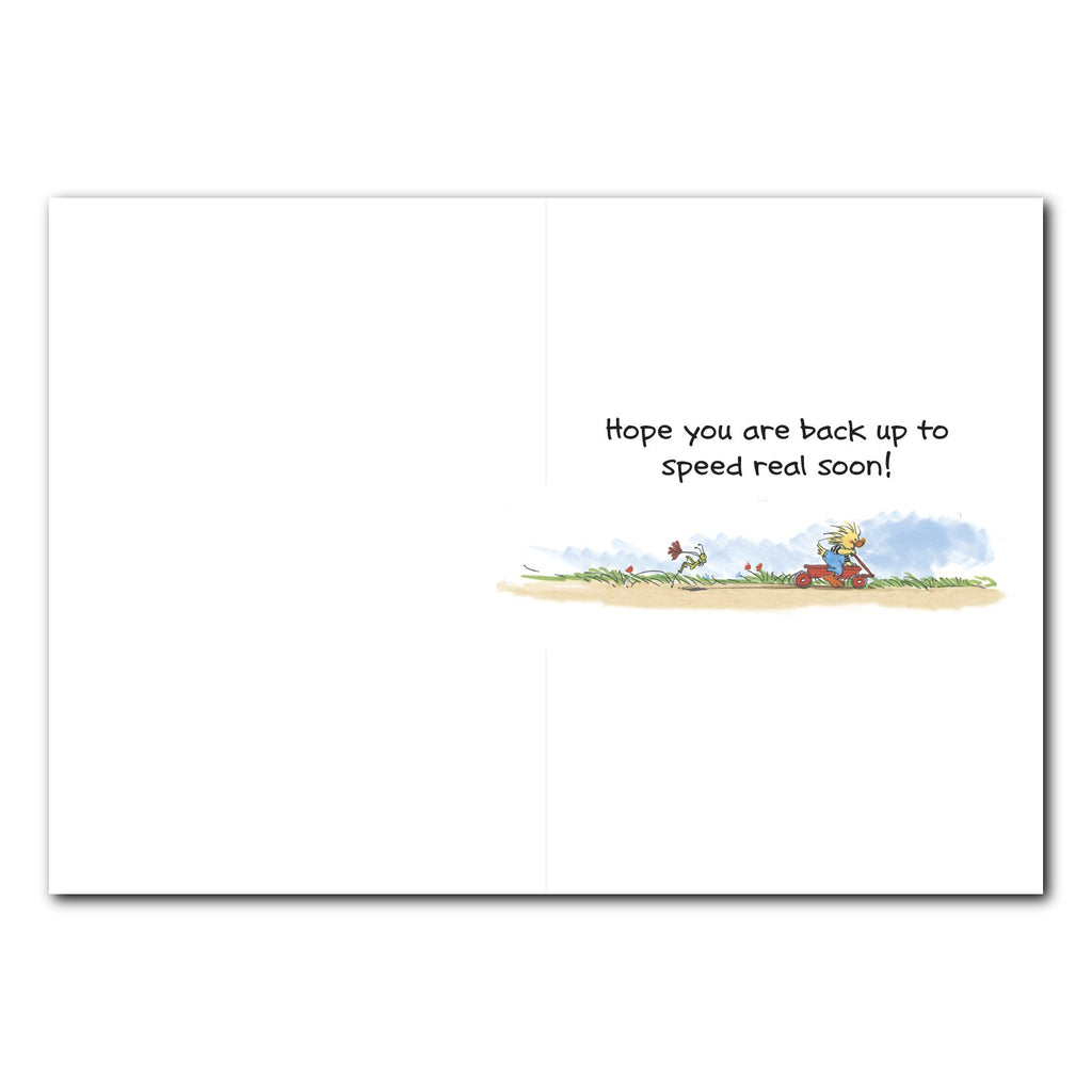 Fritz Wagon Get Well Greeting Card