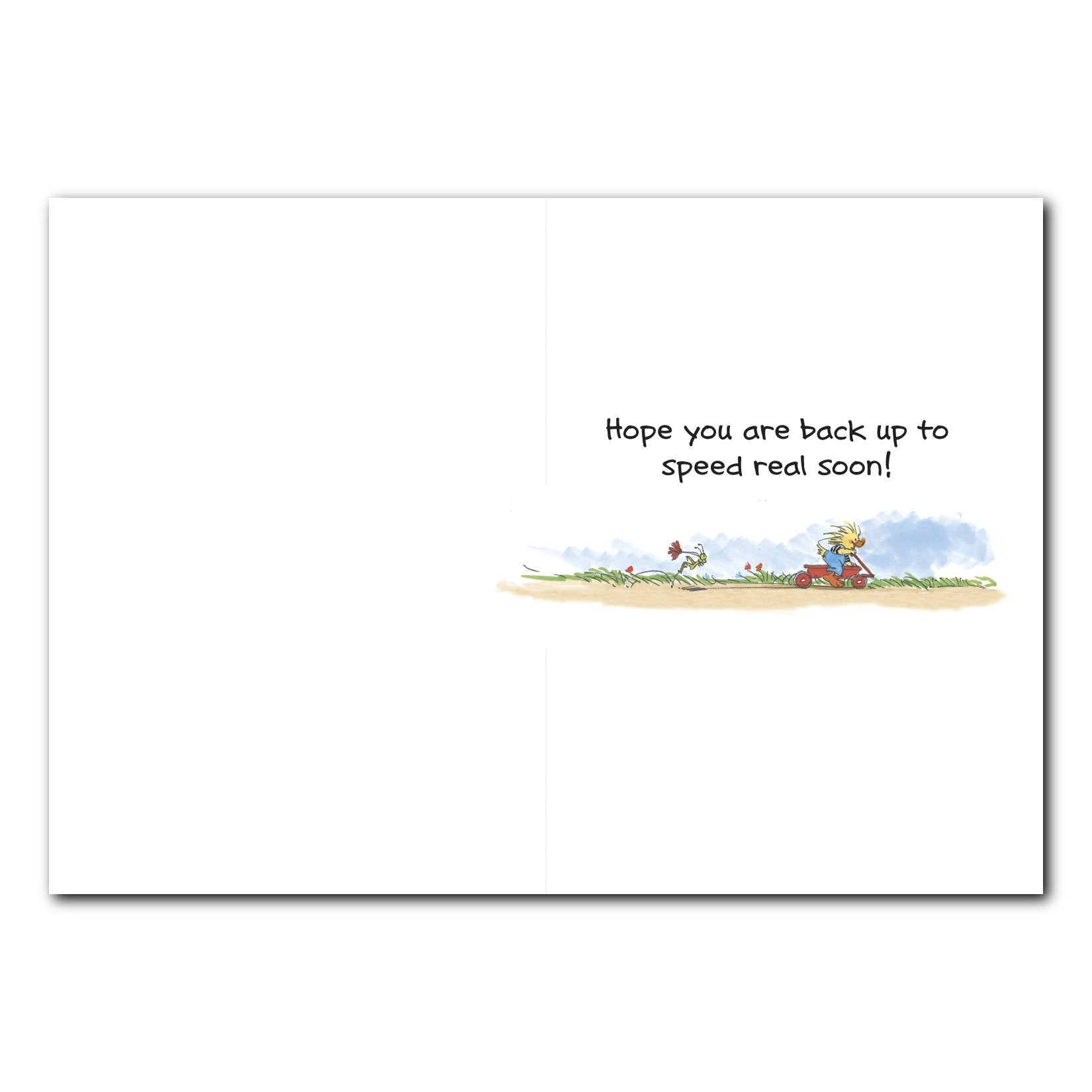 Fritz Wagon Get Well Greeting Card