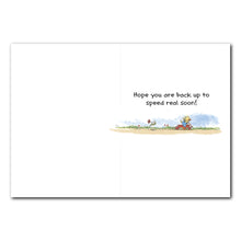 Fritz Wagon Get Well Greeting Card