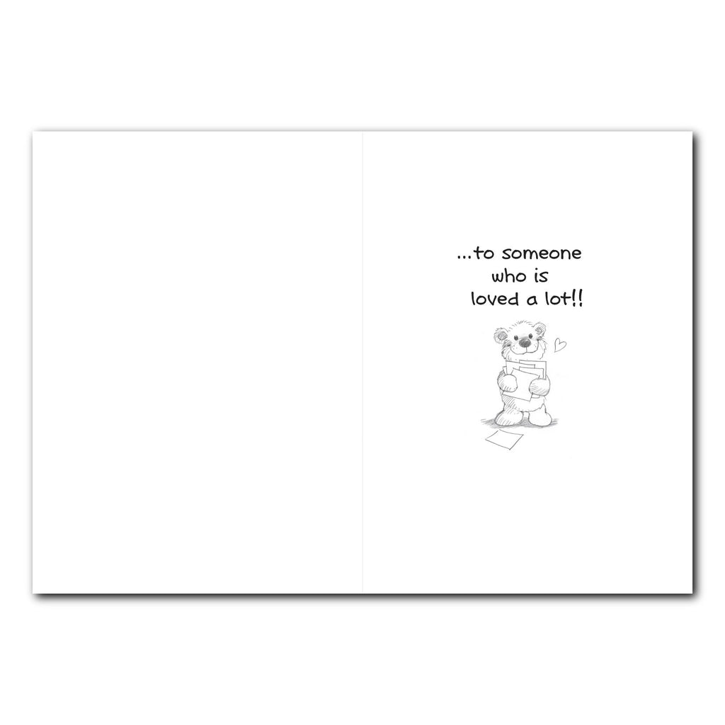 Homer Bear Mailbox Birthday Greeting Card