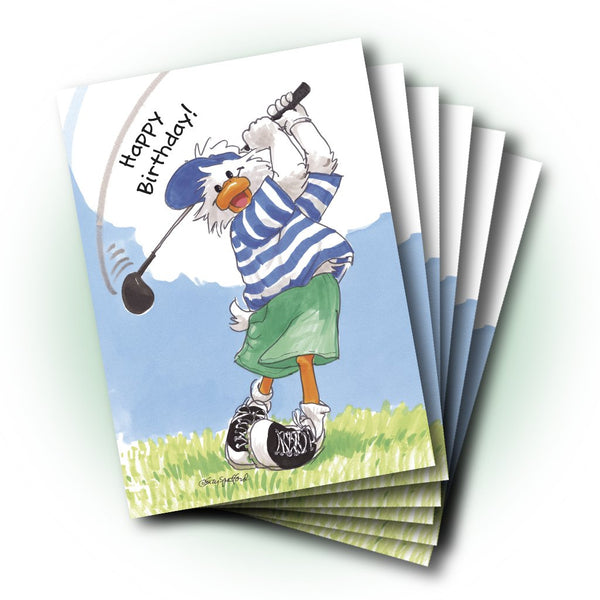 Jack Golf Birthday Greeting Card