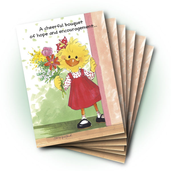 Suzy Flowers Encouragement Greeting Card