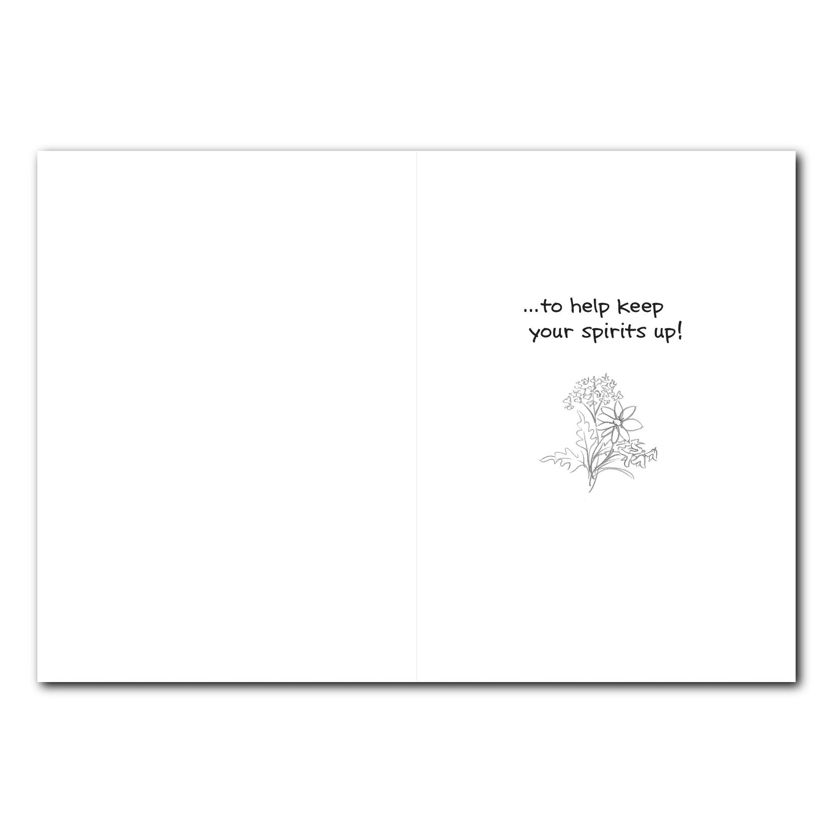 Suzy Flowers Encouragement Greeting Card