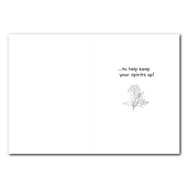 Suzy Flowers Encouragement Greeting Card