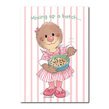 Emily Marmot knows that a good batch of love works every time! Making cookies on this get well card from Suzy's Zoo.