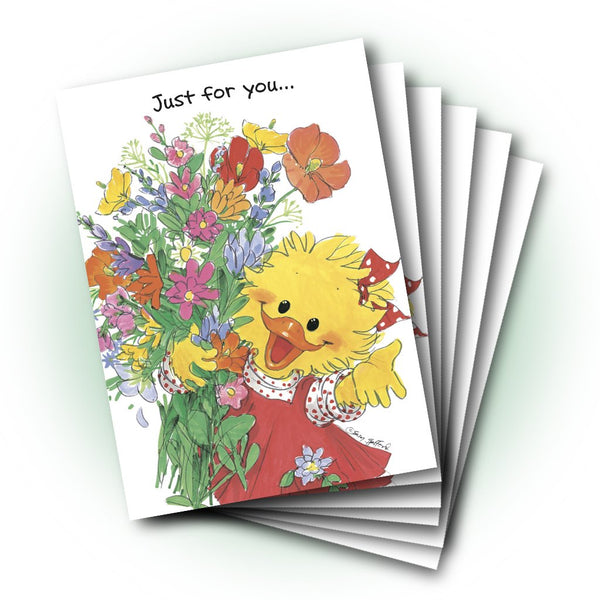 Suzy Bouquet Get Well Greeting Card