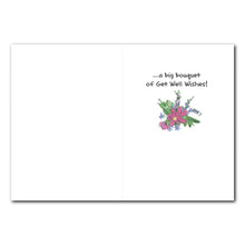Suzy Bouquet Get Well Greeting Card