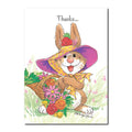 Mandy's Flowers Thank You Greeting Card