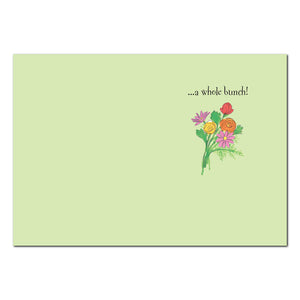 Mandy's Flowers Thank You Greeting Card