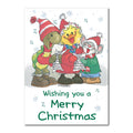 Merry Christmas Carolers Holiday Greeting Card
