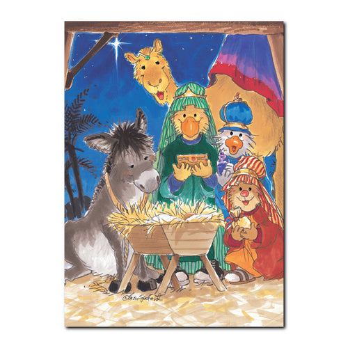 Christmas Pageant Holiday Greeting Card
