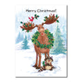 Bruce the Moose Holiday Greeting Card