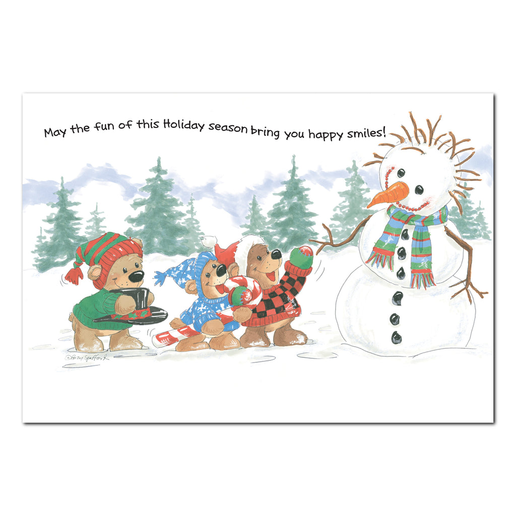 Snowman Holiday Greeting Card