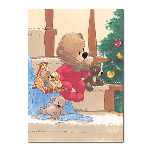 Homer Bear Holiday Greeting Card