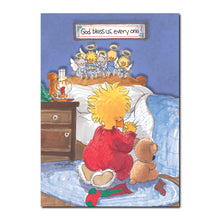Bedtime Angels Holiday Greeting Card