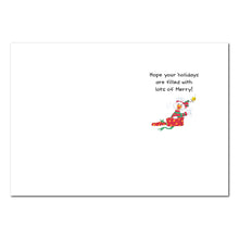 Jack-in-the-box-Quacker Holiday Greeting Card