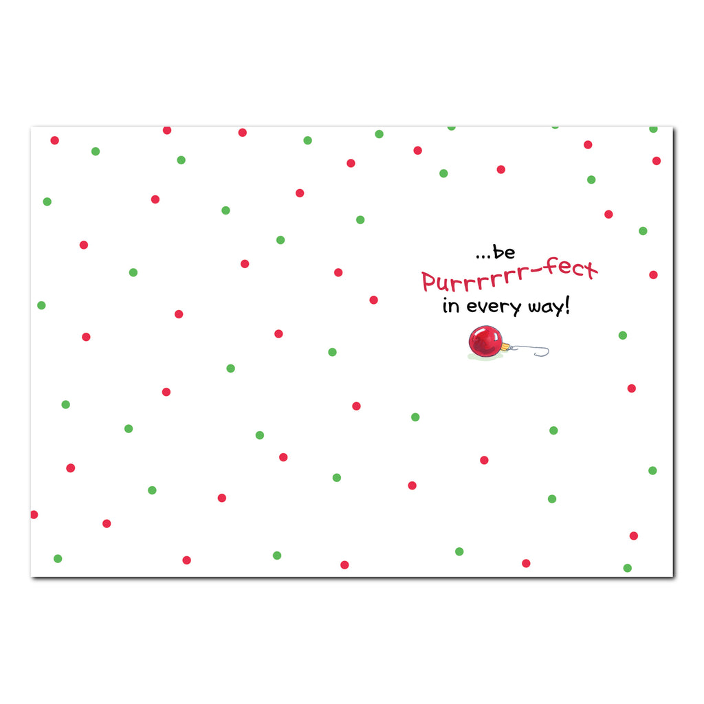Jamie the Cat Holiday Greeting Card