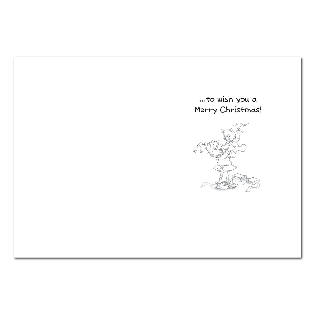 Christmas Elf Holiday Greeting Card