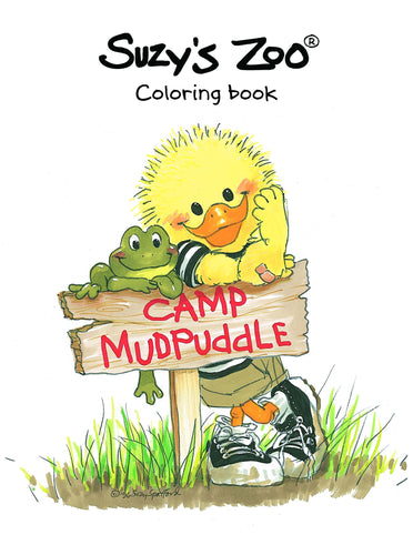 Suzy's Zoo Camp Mudpuddle Coloring Book
