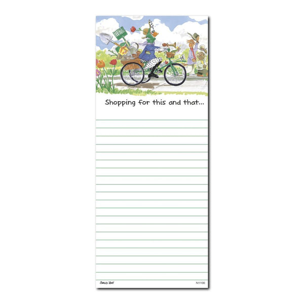 Suzy's Zoo Note Pad, "Grandma Gussie's Shopping List" 11100