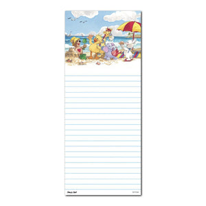 Suzy's Zoo Memo Note Pad, "Witzy's Beach Day Fun" 11104