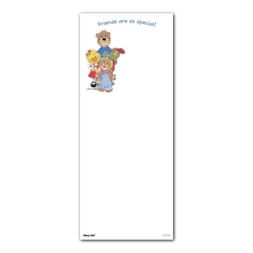 Suzy's Zoo Memo Note Pad, "Friends Forever" 11115