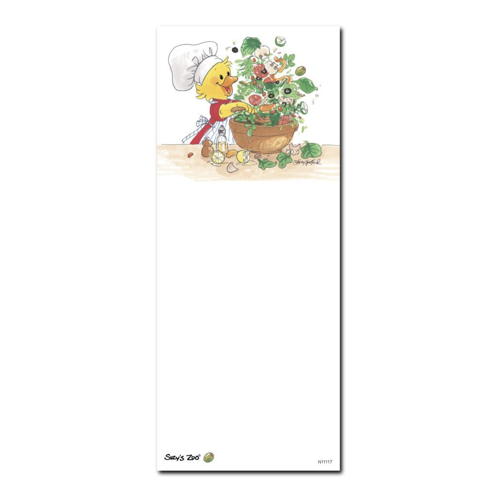 Suzy's Zoo Memo Note Pad, "Suzy's Salad" 11117