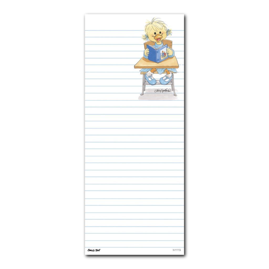 Suzy's Zoo Memo Note Pad, "Polly Loves to Read" 11119
