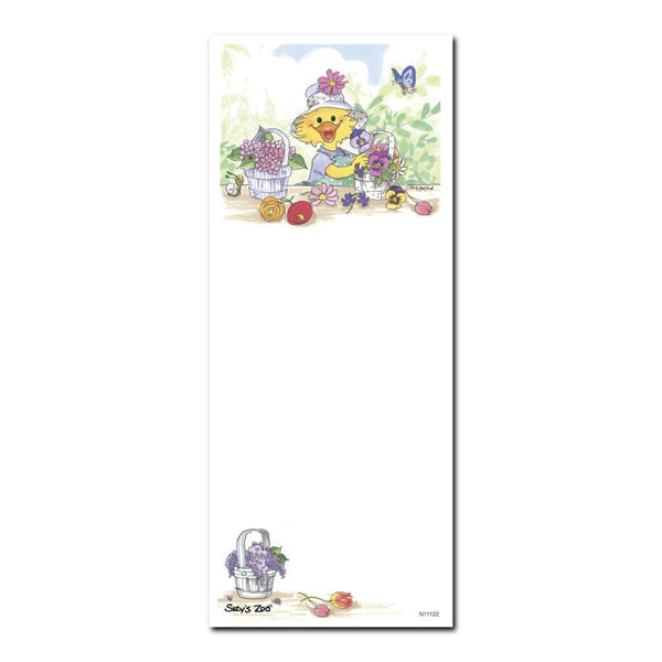 Suzy's Zoo Memo Note Pad, "Suzy's Flower Baskets" 11122