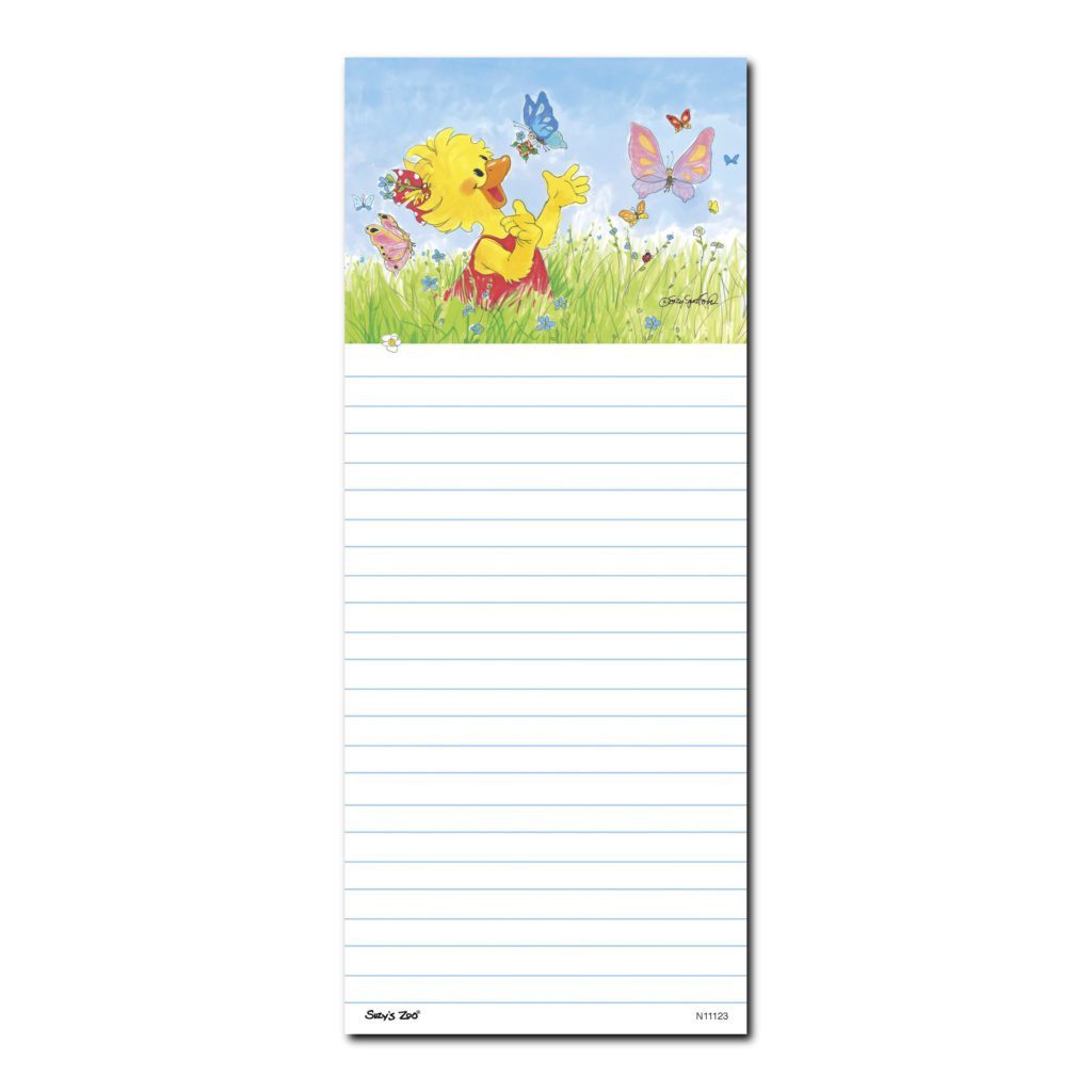 Suzy's Zoo Memo Note Pad, "Suzy's Butterflies" 11123