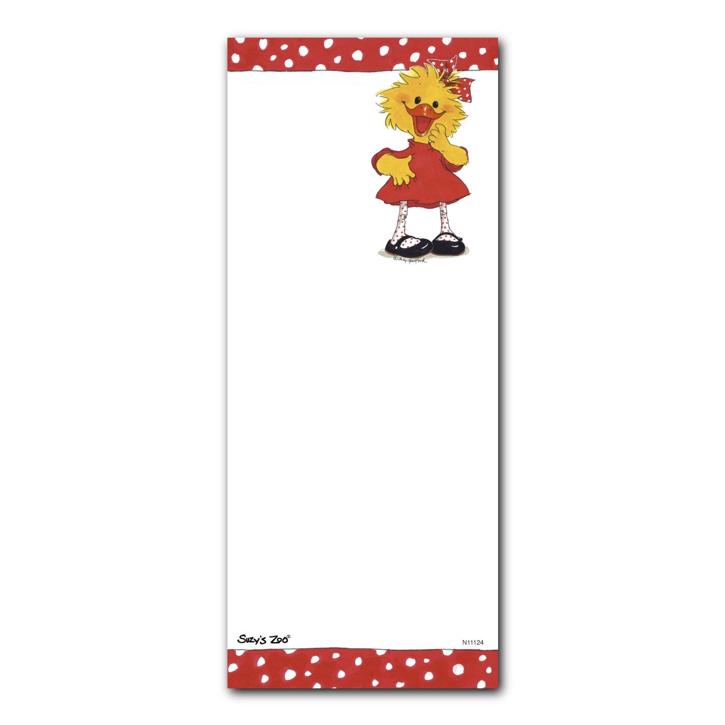 Suzy's Zoo Note Pad, "Suzy in Red" 11124