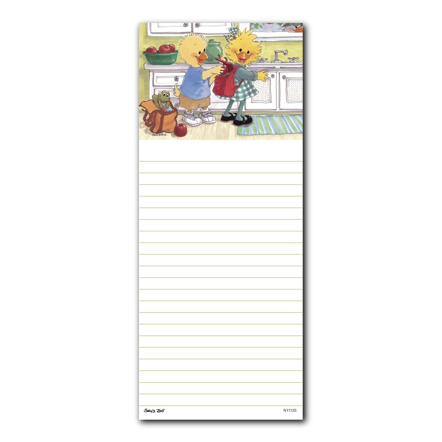 Suzy's Zoo Note Pad, "Back to School" 11125