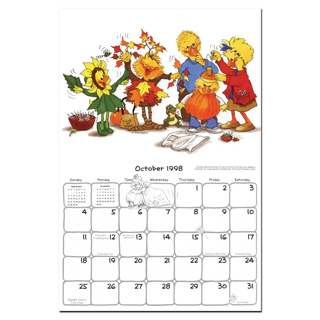 1998 Wall Calendar by Suzy's Zoo