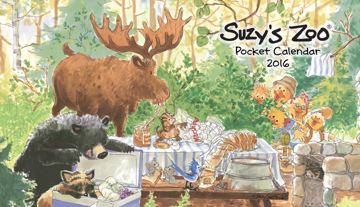 2016 Pocket Calendar by Suzy's Zoo
