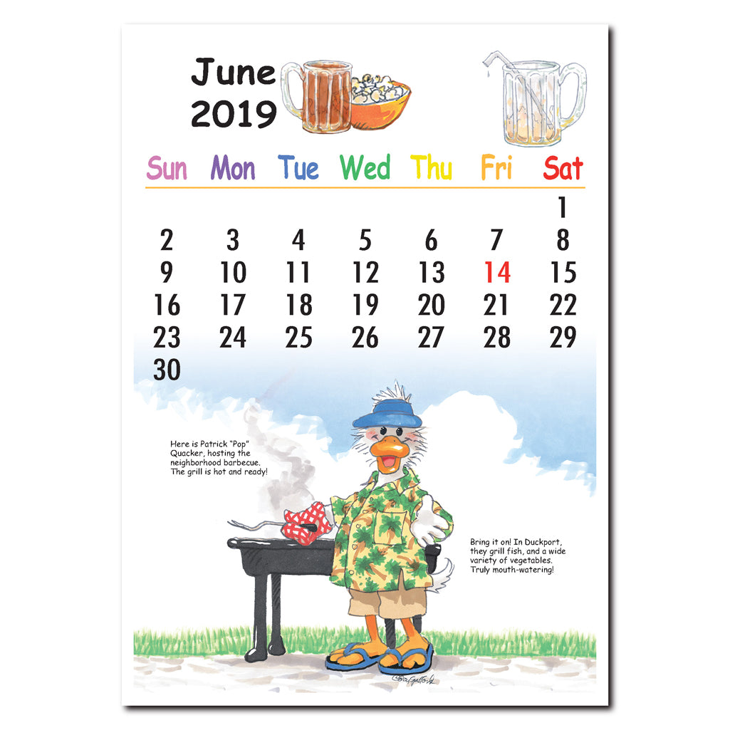 Suzy's Zoo 2019 Desktop Calendar