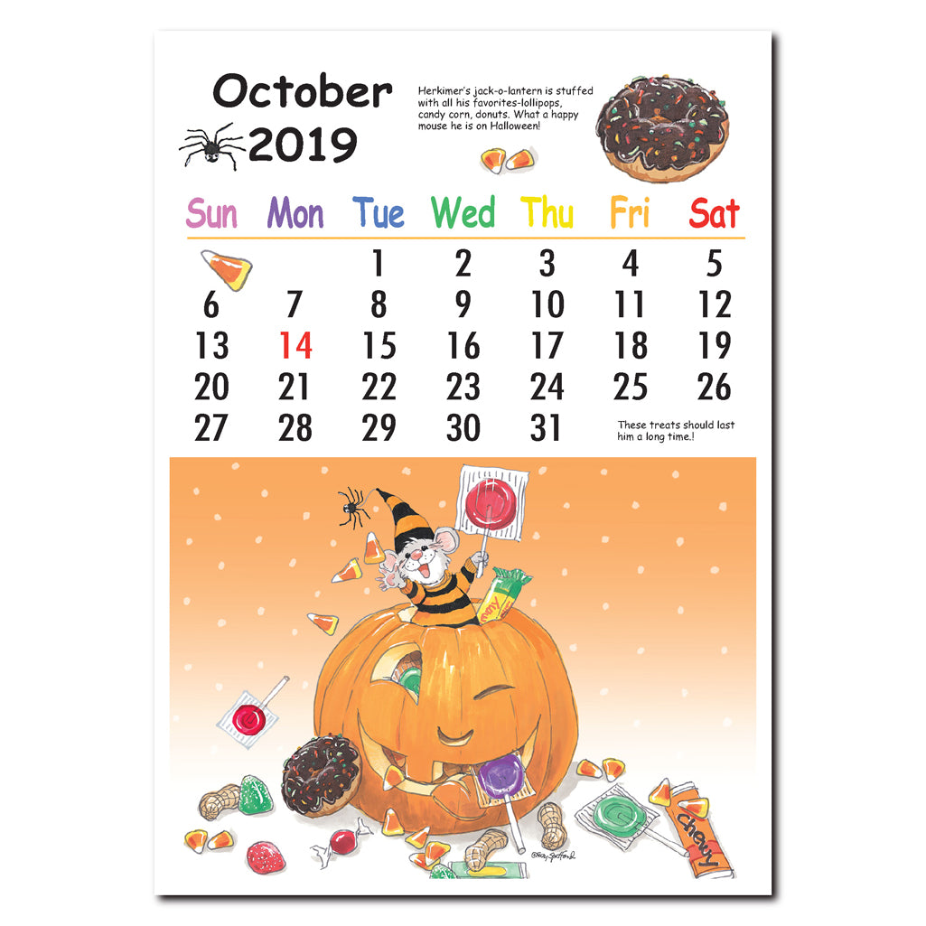 Suzy's Zoo 2019 Desktop Calendar
