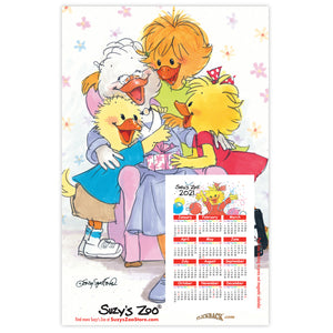Suzy's Zoo 2021 Magnet Calendar