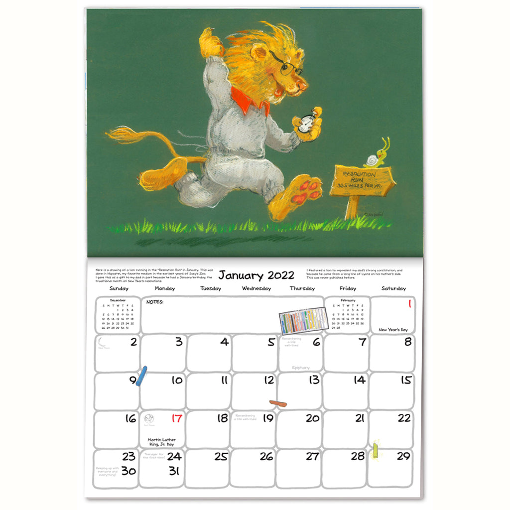 2022 Suzy's Zoo Appointment Calendar (9x12)