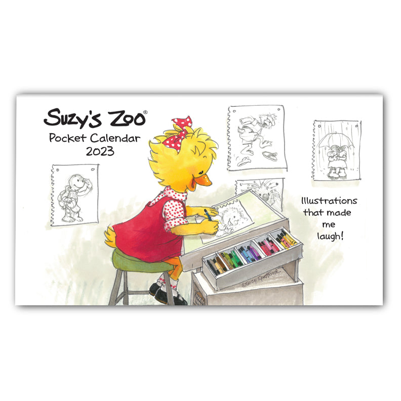 2023 Suzy's Zoo Pocket Calendar (4x7)