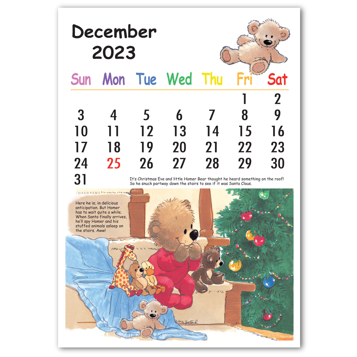 Suzy's Zoo 2023 Desktop Calendar