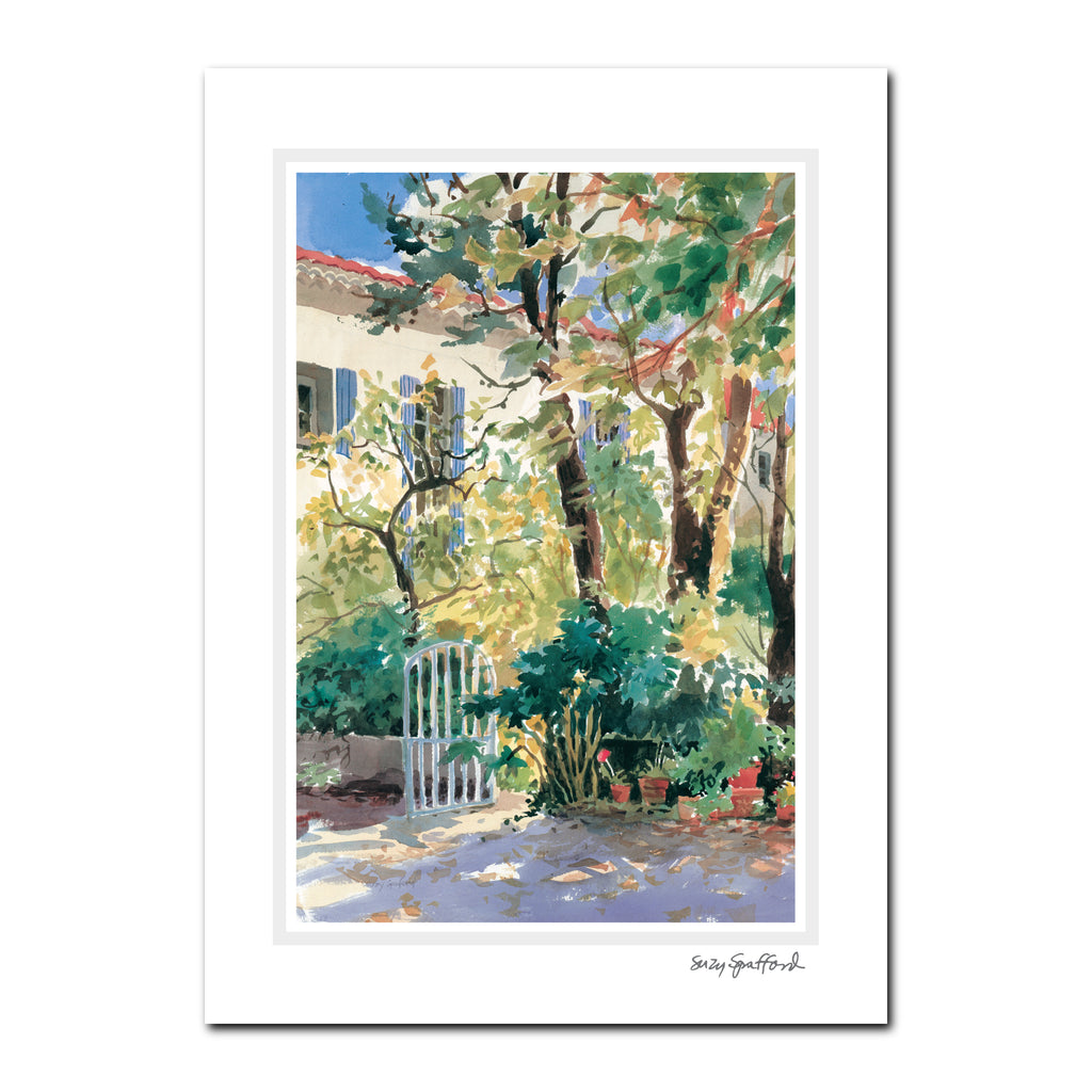 Garden Plein Air Watercolor Note Cards