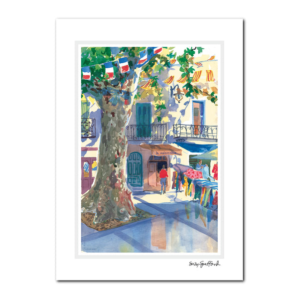 Garden Plein Air Watercolor Note Cards