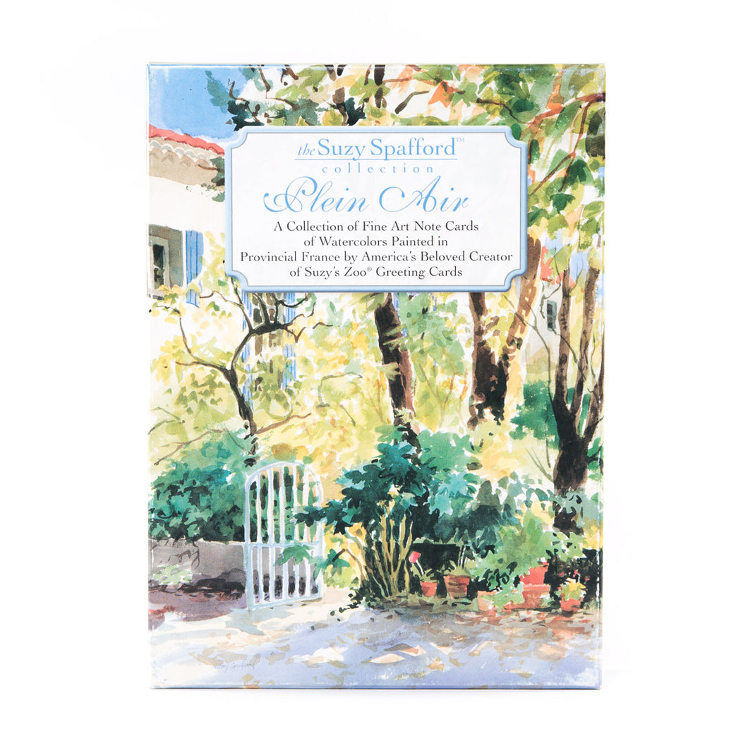 Garden Plein Air Watercolor Note Cards