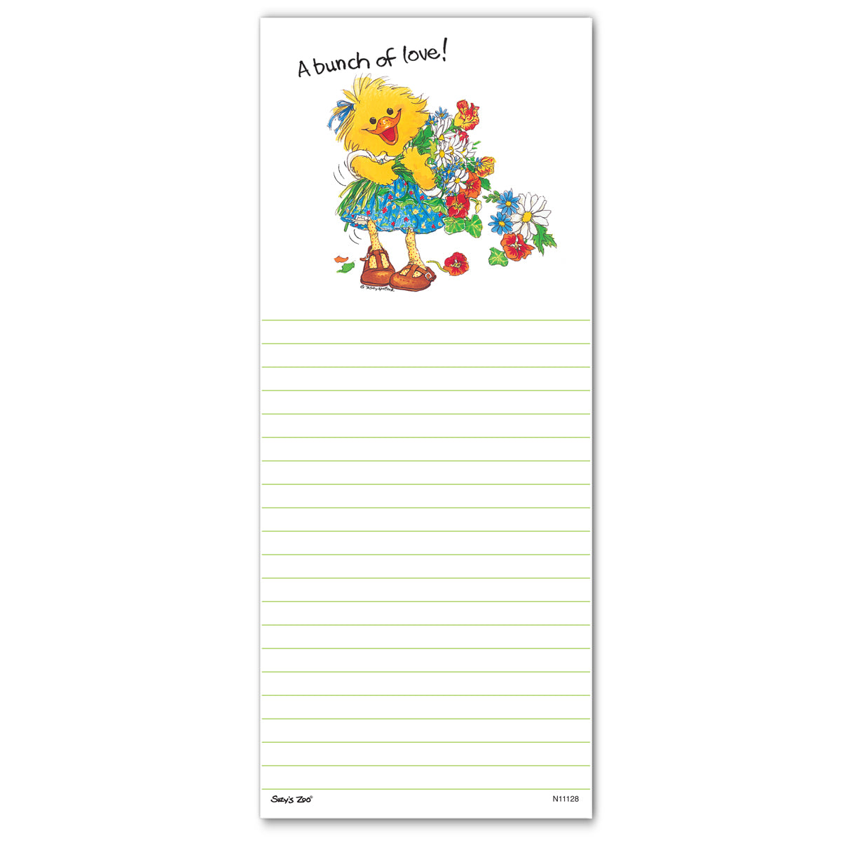 Suzy's Zoo Memo Note Pad, "Bunch of Love" 11128